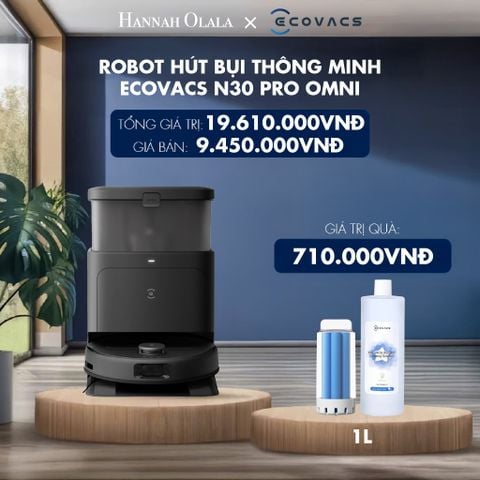  [FLASHSALE] ROBOT HÚT BỤI THÔNG MINH ECOVACS N30 PRO OMNI - DEAL 2 