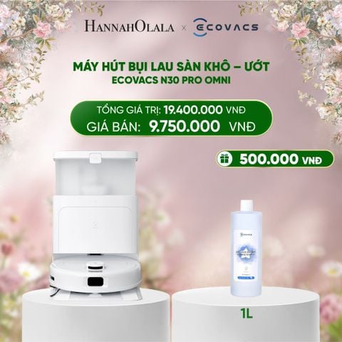  DEAL 2: ROBOT HÚT BỤI THÔNG MINH ECOVACS N30 PRO OMNI 