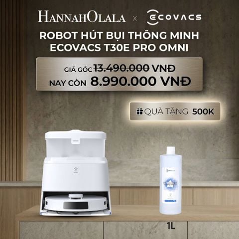  DEAL 2: ROBOT HÚT BỤI THÔNG MINH ECOVACS T30E PRO OMNI 