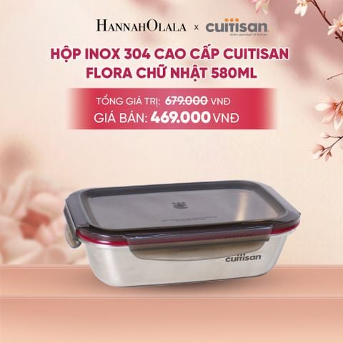  HỘP INOX 304 CAO CẤP CUITISAN FLORA - DEAL 2 - A1859 