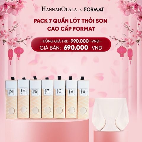  DEAL 2: PACK 7 QUẦN LÓT THỎI SON SIÊU MÁT MỊN FORMAT 