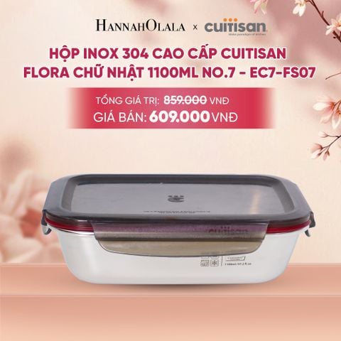  HỘP INOX 304 CAO CẤP CUITISAN FLORA - DEAL 2 