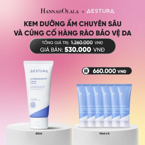  KEM DƯỠNG ẨM PHỤC HỒI VÀ CỦNG CỐ HÀNG RÀO BẢO VỆ DA AESTURA ATOBARRIER365 CREAM 80ML_A2408 