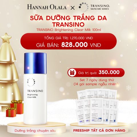  DEAL 2: SỮA DƯỠNG TRẮNG DA TRANSINO 100ML 