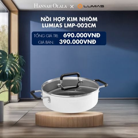  NỒI HỢP KIM NHÔM LUMIAS LMP-002CM - DEAL 20 