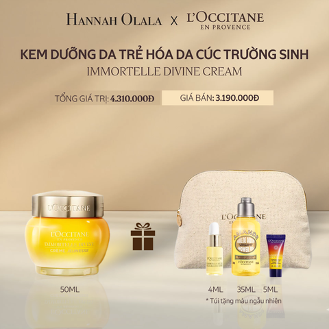  A20_DEAL 20: KEM DƯỠNG TRẺ HÓA DA CÚC TRƯỜNG SINH L'OCCITANE 