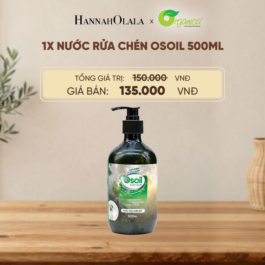  NƯỚC RỬA CHÉN OSOIL 500ML - D288 