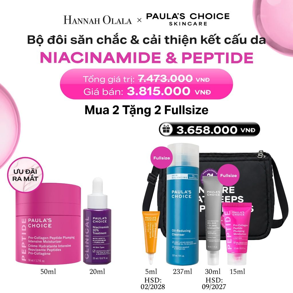  [COMBO] KEM DƯỠNG ẨM CĂNG MỌNG, GIẢM NẾP NHĂN VÀ THU NHỎ LỖ CHÂN LÔNG NIACINAMIDE 20% - DEAL 20 - B13 