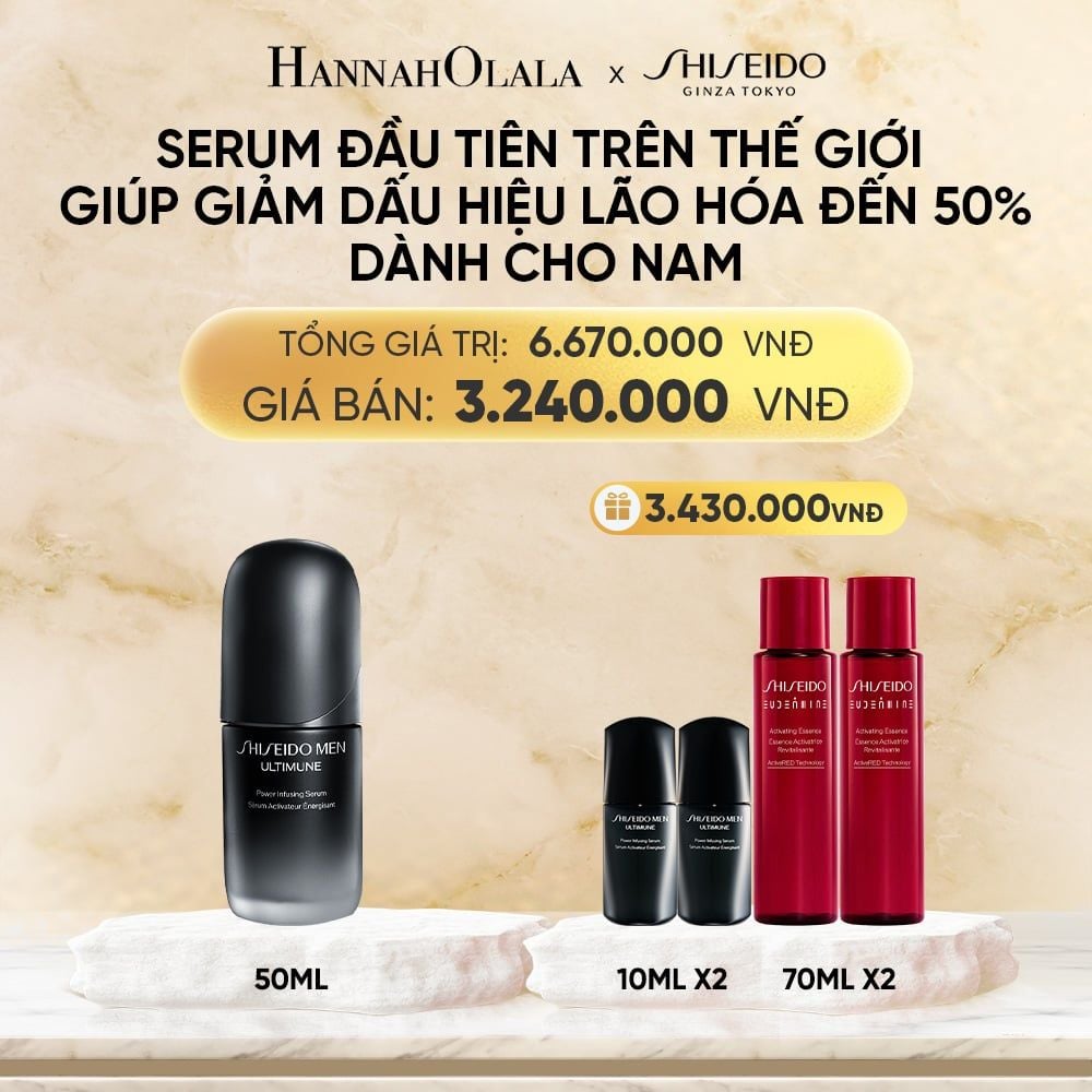  TINH CHẤT DƯỠNG DA SHISEIDO MEN ULTIMUNE POWER INFUSING CONCENTRATE 50ML - DEAL 19 