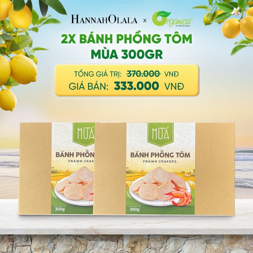  BÁNH PHỒNG TÔM MÙA 300GR - DEAL 20 