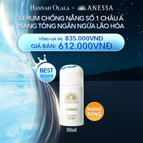  A13_DEAL 20: SERUM CHỐNG NẮNG DƯỠNG DA NÂNG TÔNG NGĂN NGỪA LÃO HÓA ANESSA DAY SERUM SPF50+ PA++++ 30ML 