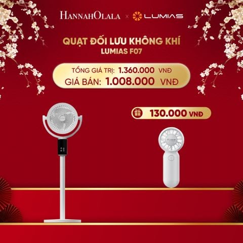  DEAL 20: QUẠT ĐỐI LƯU KHÔNG KHÍ LUMIAS F07 