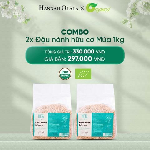  DEAL 20: COMBO 2 X ĐẬU NÀNH HỮU CƠ MÙA 1KG 