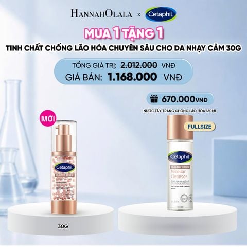  TINH CHẤT CHỐNG LÃO HÓA CHUYÊN SÂU CHO DA NHẠY CẢM CETAPHIL HEALTHY RENEW SERUM 30G DEAL 20: 