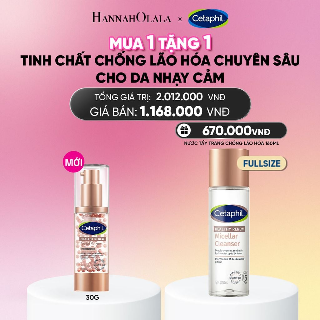  DEAL 20: TINH CHẤT CHỐNG LÃO HÓA CHUYÊN SÂU CHO DA NHẠY CẢM CETAPHIL HEALTHY RENEW SERUM 30G_A1944 