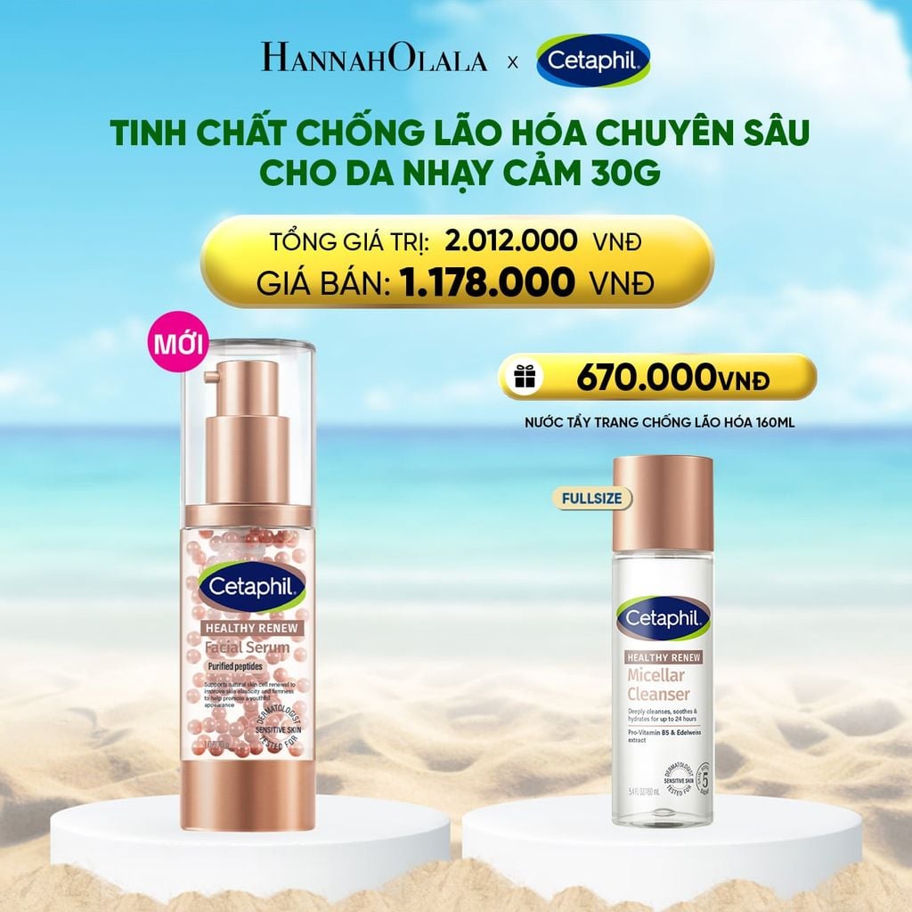  TINH CHẤT CHỐNG LÃO HÓA CHUYÊN SÂU CHO DA NHẠY CẢM CETAPHIL HEALTHY RENEW SERUM 30G 