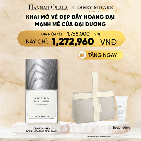  DEAL 20: NƯỚC HOA NAM ISSEY MIAYKE L'EAU D'ISSEY POUR HOMME EDP 40 ML 