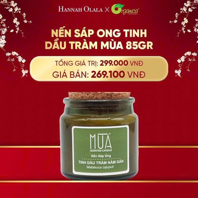  DEAL 20: NẾN SÁP ONG TINH DẦU MÙA 85GR 