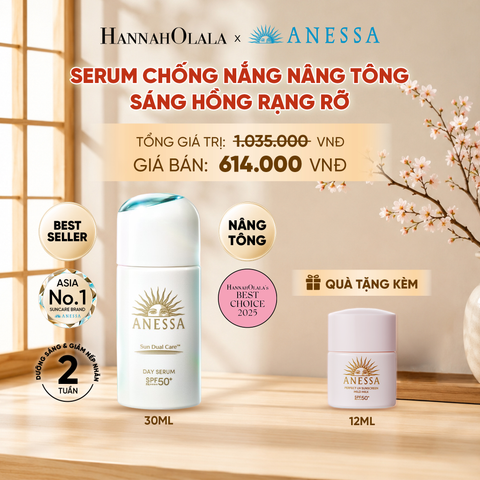  SERUM CHỐNG NẮNG DƯỠNG DA NÂNG TÔNG NGĂN NGỪA LÃO HÓA ANESSA DAY SERUM SPF50+ PA++++ 30ML - DEAL 21 