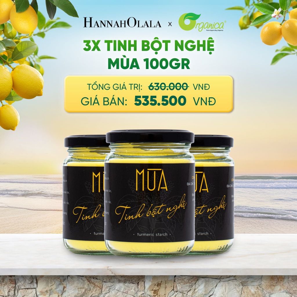  TINH BỘT NGHỆ MÙA 100GR - DEAL 21 