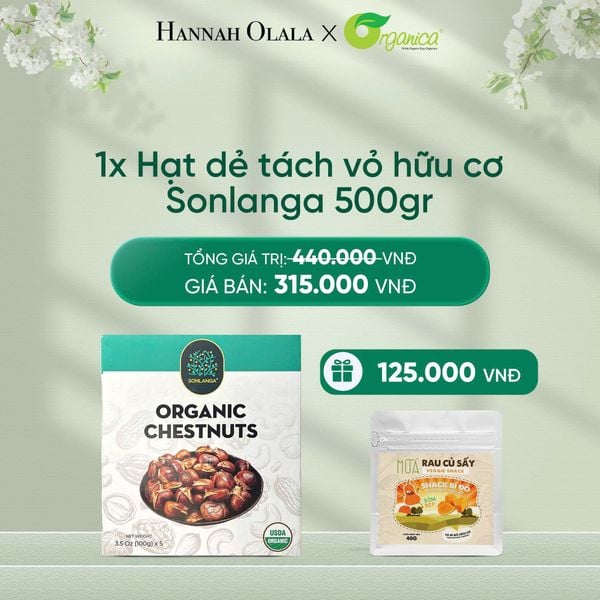 DEAL 21: HẠT DẺ HỮU CƠ SONLANGA 500GR 