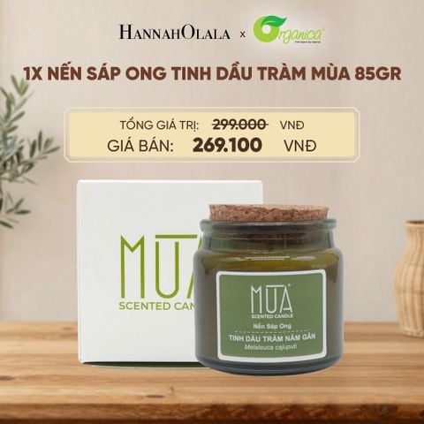  NẾN SÁP ONG TINH DẦU TRÀM MÙA 85GR - D290 