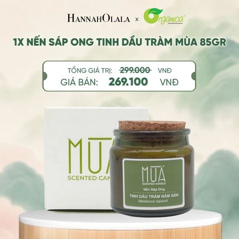  NẾN SÁP ONG TINH DẦU TRÀM MÙA 85GR - A1923 