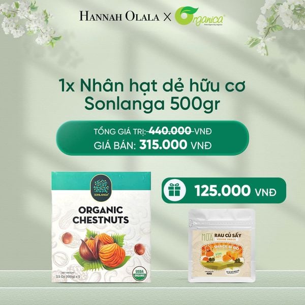  DEAL 21: HẠT DẺ HỮU CƠ SONLANGA 500GR 