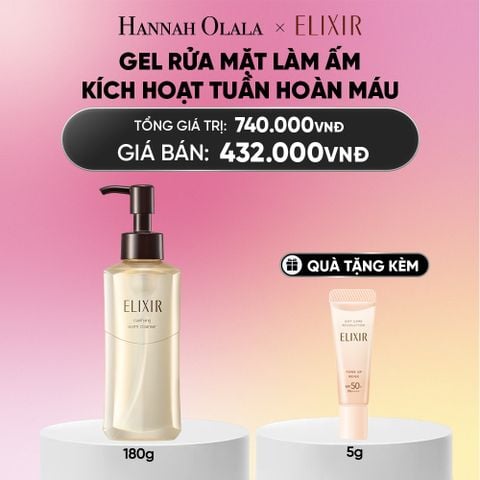  GEL RỬA MẶT SẠCH SÂU, DƯỠNG ẨM ELIXIR CLARIFYING WARM CLEANSER - DEAL 22.1 