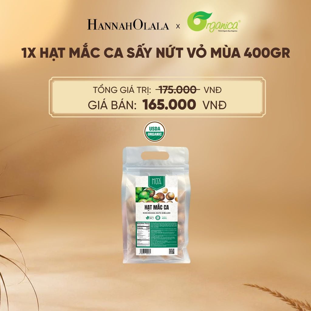  HẠT MẮC CA SẤY NỨT VỎ MÙA 400GR - E276 