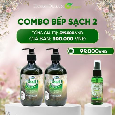  E575_DEAL 22: COMBO BẾP SẠCH NƯỚC LAU CHÙI ĐA NĂNG VÀ NƯỚC RỬA CHÉN 