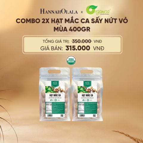  HẠT MẮC CA SẤY NỨT VỎ MÙA 400GR - E276 
