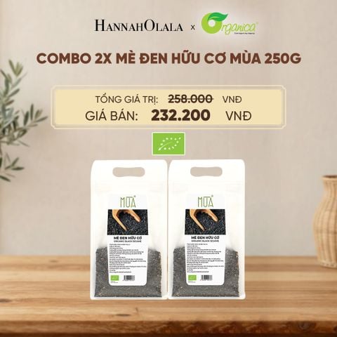  COMBO 2 MÈ ĐEN HỮU CƠ MÙA 250G - D291 