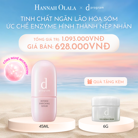  C392_DEAL 9: SERUM GIÚP CẢI THIỆN TÌNH TRẠNG LÃO HÓA SỚM D PROGRAM INTENSE ENRICHING SERUM 45ML 