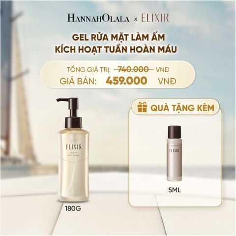  GEL RỬA MẶT SẠCH SÂU, DƯỠNG ẨM ELIXIR CLARIFYING WARM CLEANSER - DEAL 22 
