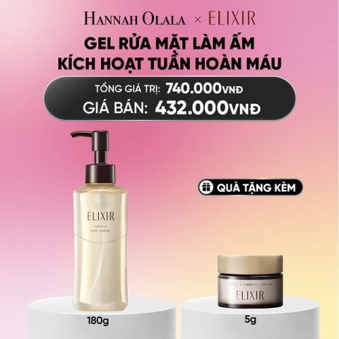  GEL RỬA MẶT SẠCH SÂU, DƯỠNG ẨM ELIXIR CLARIFYING WARM CLEANSER - DEAL 22_A1639 