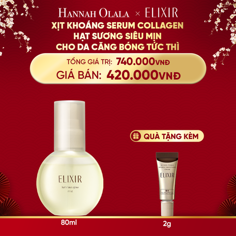  A254_DEAL 22: XỊT KHOÁNG DƯỠNG ẨM TỨC THÌ ELIXIR SUPERIEUR LUMINOUS GLOW MIST 80ML 