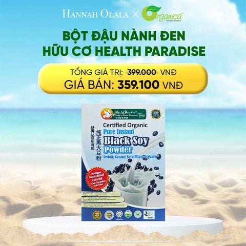  DEAL 22: BỘT ĐẬU NÀNH ĐEN HỮU CƠ HEALTH PARADISE 