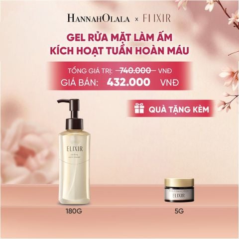  GEL RỬA MẶT SẠCH SÂU, DƯỠNG ẨM ELIXIR CLARIFYING WARM CLEANSER - DEAL 22 - A1711 