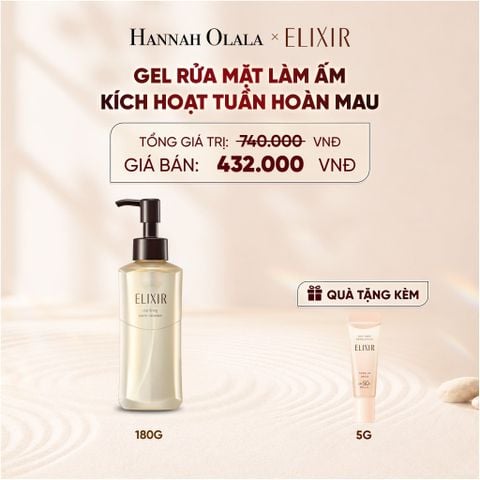  GEL RỬA MẶT SẠCH SÂU, DƯỠNG ẨM ELIXIR CLARIFYING WARM CLEANSER - DEAL 22 