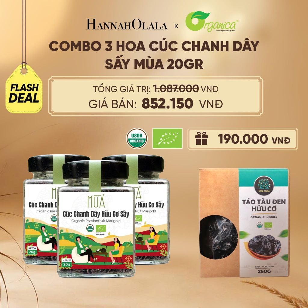  [FLASHSALE]: HOA CÚC CHANH DÂY HỮU CƠ MÙA 20 GR - DEAL 23 - E102 