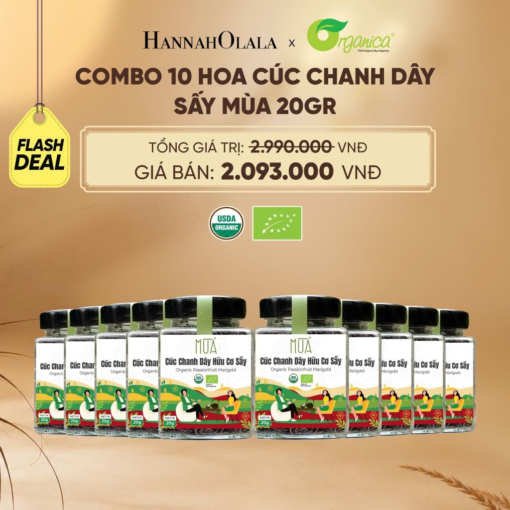  [FLASHSALE]: HOA CÚC CHANH DÂY HỮU CƠ MÙA 20 GR - DEAL 23 - E102 