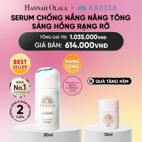  SERUM CHỐNG NẮNG DƯỠNG DA NÂNG TÔNG NGĂN NGỪA LÃO HÓA ANESSA DAY SERUM SPF50+ PA++++ 30ML - DEAL 23_A2329 