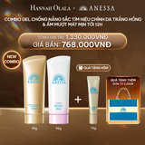  DEAL 24: COMBO GEL CHỐNG NẮNG DƯỠNG SÁNG NÂNG TÔNG & HIỆU CHỈNH SẮC TÍM ANESSA BRIGHTENING GEL SPF50+ PA++++ 90G& GEL CHỐNG NẮNG DƯỠNG DA DƯỠNG ẨM BẢO VỆ HOÀN HẢO ANESSA GOLD GEL SPF50+ PA++++ 90G 