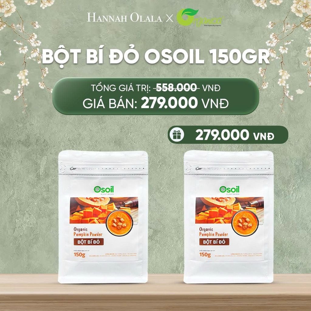  DEAL 23: BỘT BÍ ĐỎ OSOIL 150GR 