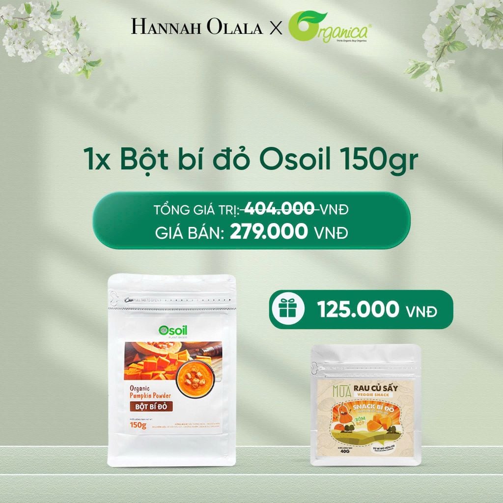  DEAL 23: BỘT BÍ ĐỎ OSOIL 150GR 