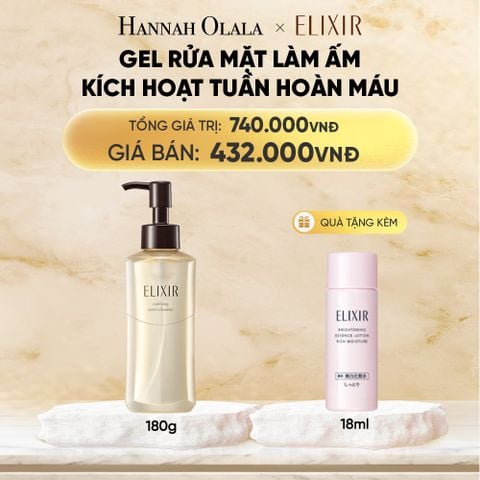  GEL RỬA MẶT SẠCH SÂU, DƯỠNG ẨM ELIXIR CLARIFYING WARM CLEANSER - DEAL 23 