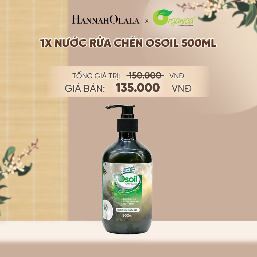  NƯỚC RỬA CHÉN OSOIL 500ML - A1482 