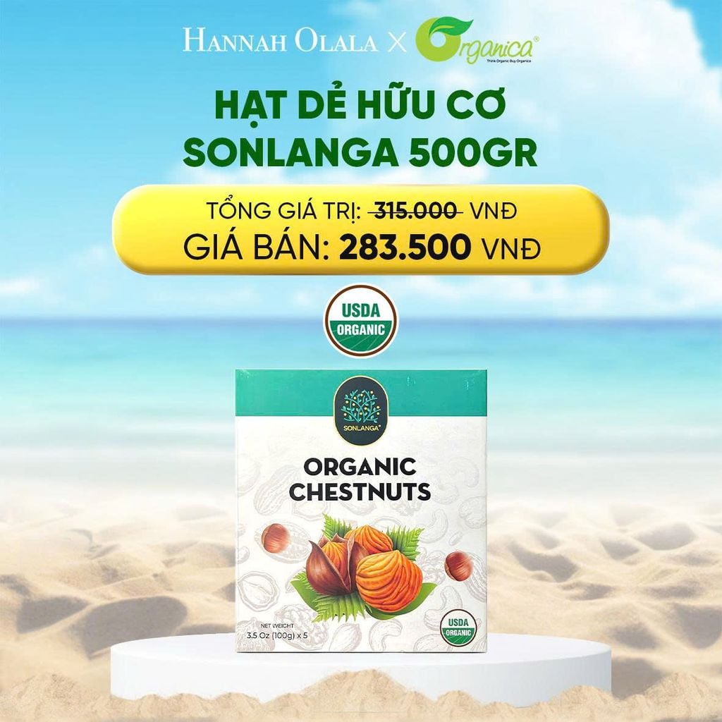  DEAL 24: HẠT DẺ HỮU CƠ SONLANGA 500GR 