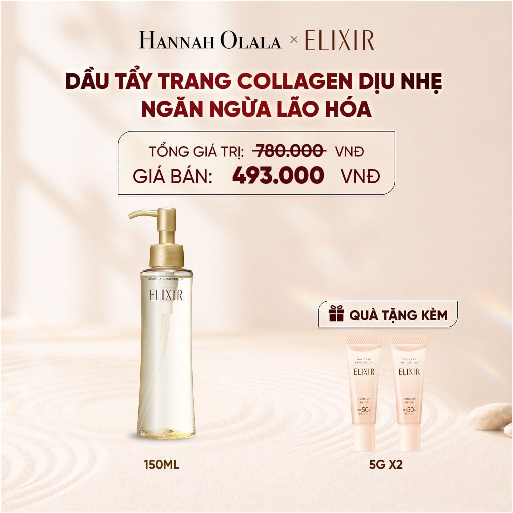  DẦU TẨY TRANG ELIXIR SUPERIEUR MAKEUP CLEANSING OIL N 150ML - DEAL 24 